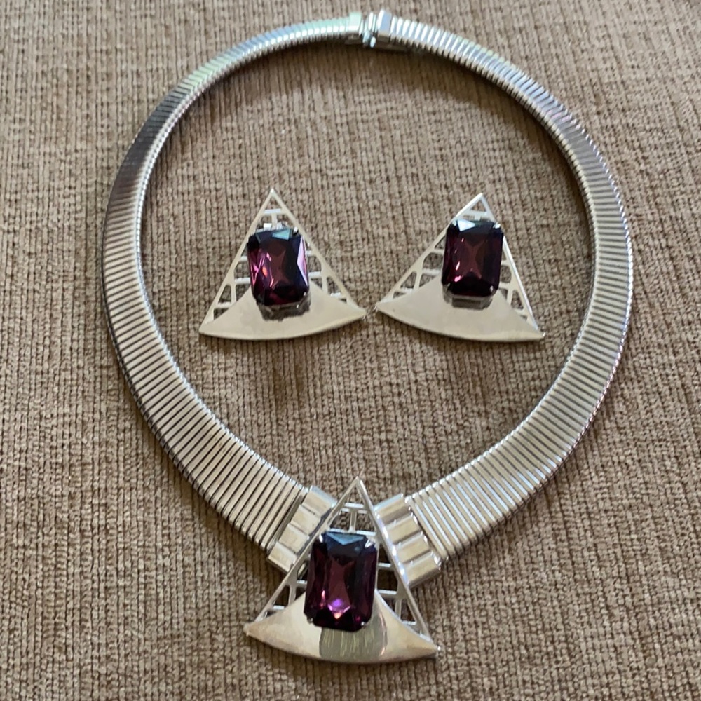 Necklace with earrings